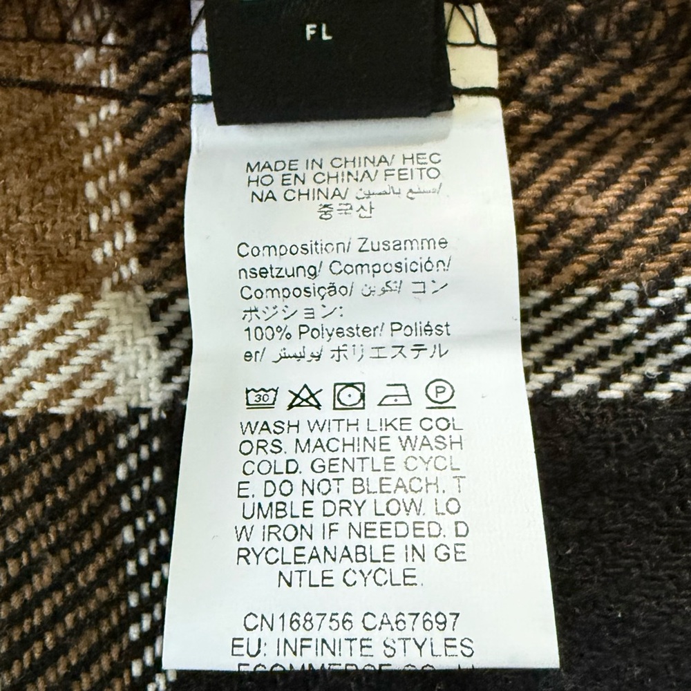 Manfinity Plaid Button Down - Picture 5 of 6